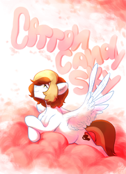 Size: 1280x1772 | Tagged: safe, artist:maccoffee, oc, oc only, oc:coffee cream, pegasus, pony, cloud, male, solo, stallion