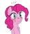 Size: 3500x4000 | Tagged: safe, artist:vxbeacon-lightsxv, pinkie pie, g4, :t, blushing, female, simple background, solo, white background