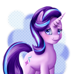 Size: 1975x2000 | Tagged: safe, artist:suziouwabami, starlight glimmer, pony, unicorn, g4, female, looking at you, mare, smiling, solo