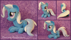 Size: 1366x768 | Tagged: safe, artist:bluedragonflyplush, trixie, pony, unicorn, g4, female, irl, mare, photo, plushie, solo