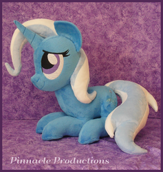 Size: 728x768 | Tagged: safe, artist:bluedragonflyplush, trixie, pony, unicorn, g4, cropped, female, irl, mare, photo, plushie, solo