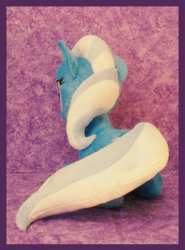 Size: 287x388 | Tagged: safe, artist:bluedragonflyplush, trixie, pony, unicorn, g4, cropped, female, irl, mare, photo, plushie, solo