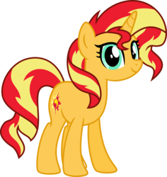 Size: 4846x5130 | Tagged: safe, artist:osipush, sunset shimmer, pony, unicorn, g4, absurd resolution, female, simple background, solo, vector, white background