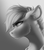 Size: 800x900 | Tagged: safe, artist:silentwulv, oc, oc only, pony, female, grayscale, mare, monochrome, serious, serious face, solo, wip
