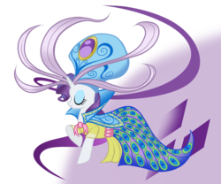 Size: 900x750 | Tagged: safe, artist:tinkerbell66799, rarity, pony, unicorn, g4, clothes, dress, eyes closed, female, hat, solo