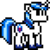 Size: 141x141 | Tagged: safe, artist:mega-poneo, shining armor, g4, male, mega man (series), megapony, pixel art, simple background, solo, sprite, transparent background, video game