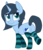 Size: 827x965 | Tagged: safe, artist:higglytownhero, oc, oc only, oc:blue pill, pony, unicorn, butt, chibi, clothes, colored pupils, cute, female, looking at you, looking back, mare, plot, raised leg, simple background, smiling, socks, solo, striped socks, transparent background, underhoof