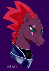 Size: 500x725 | Tagged: artist needed, source needed, safe, fizzlepop berrytwist, tempest shadow, pony, unicorn, g4, my little pony: the movie, broken horn, female, horn, solo