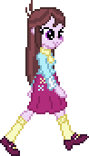 Size: 98x172 | Tagged: safe, artist:botchan-mlp, velvet sky, equestria girls, g4, animated, clothes, female, gif, pixel art, simple background, skirt, solo, transparent background, walking