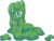 Size: 2581x1968 | Tagged: oc name needed, safe, artist:badumsquish, derpibooru exclusive, oc, oc only, goo pony, original species, g4, bashful, changeling slime, female, freckles, simple background, smiling, solo, spots, story in the comments, transparent background