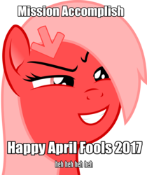 Size: 2000x2386 | Tagged: safe, artist:arifproject, oc, oc only, oc:downvote, pony, derpibooru, g4, april fools, april fools 2017, bust, derpibooru ponified, grin, high res, meme, meta, ponified, simple background, smiling, solo, transparent background, vector