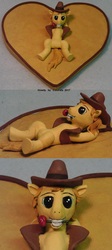 Size: 1672x3744 | Tagged: safe, braeburn, g4, cowboy, rope, rose in mouth, smiling, stupid sexy braeburn