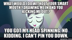 Size: 600x337 | Tagged: safe, edit, edited screencap, screencap, coloratura, g4, the mane attraction, all of me, image macro, john legend, meme, memeful.com, song reference, the magic inside