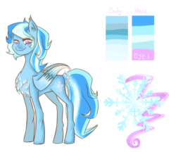 Size: 1280x1108 | Tagged: safe, artist:moonlightprincess002, oc, oc only, oc:frostyglide, next generation, offspring, parent:rainbow dash, parent:soarin', parents:soarindash