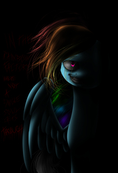 Size: 5102x7511 | Tagged: safe, artist:leeileria, rainbow dash, pony, fanfic:rainbow factory, g4, absurd resolution, female, mare, solo