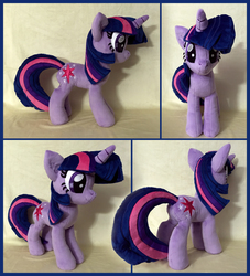 Size: 2258x2485 | Tagged: safe, artist:alicornparty, twilight sparkle, pony, g4, high res, irl, photo, plushie, solo