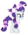 Size: 696x880 | Tagged: safe, artist:little903, rarity, pony, g4, my little pony: friendship is magic, sisterhooves social, bow, female, hair bow, simple background, solo, transparent background, vector