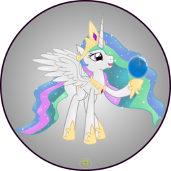 Size: 3800x3800 | Tagged: safe, artist:lakword, princess celestia, alicorn, pony, g4, female, happy, high res, royalty, simple background, solo, standing, transparent background