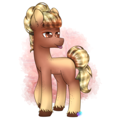 Size: 1024x1024 | Tagged: safe, artist:northlights8, oc, oc only, oc:baker's dozen, earth pony, pony, male, simple background, solo, stallion, tongue out, transparent background