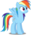 Size: 3493x4000 | Tagged: safe, artist:dashiesparkle, rainbow dash, pegasus, pony, g4, my little pony: friendship is magic, read it and weep, .svg available, female, high res, mare, simple background, smiling, solo, transparent background, vector