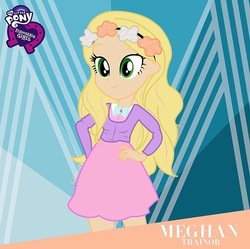 Size: 639x637 | Tagged: artist needed, safe, equestria girls, g4, blonde hair, clothes, equestria girls-ified, hand on hip, headband, instagram, meghan trainor