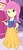 Size: 764x1658 | Tagged: safe, artist:glittertiara, fluttershy, equestria girls, g4, clothes, costume, crossover, disney, dress, female, smiling, snow white, snow white and the seven dwarfs, solo