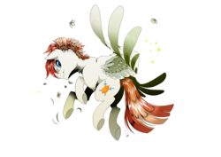 Size: 3507x2480 | Tagged: safe, artist:dormin-dim, oc, oc only, oc:eyes ironblade, pegasus, pony, commission, flying, high res, looking back, male, simple background, smiling, solo, stallion, transparent background