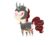 Size: 3000x2700 | Tagged: safe, artist:aborrozakale, oc, oc only, oc:rampage, zebra, fallout equestria, armor, barbed wire, high res, pointy ponies, simple background, solo, transparent background