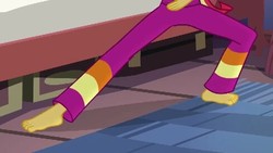 Size: 489x275 | Tagged: safe, screencap, sunset shimmer, equestria girls, g4, my little pony equestria girls: legend of everfree, cropped, feet, legend of everfeet, legs, pictures of legs