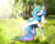 Size: 3000x2400 | Tagged: safe, artist:makkah, princess celestia, alicorn, butterfly, pony, g4, backlighting, bright, crepuscular rays, crown, female, grass, high res, looking at something, mare, raised hoof, regalia, scenery, smiling, solo, spread wings, sunlight, tree, walking, wings
