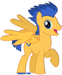 Size: 1600x1954 | Tagged: safe, artist:jucamovi1992, flash sentry, pegasus, pony, equestria girls, g4, cutie mark, looking at you, male, open mouth, raised hoof, simple background, smiling, stallion, transparent background