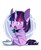 Size: 1400x1700 | Tagged: safe, artist:silbersternenlicht, twilight sparkle, pony, unicorn, g4, abstract background, eating, female, fork, mare, mushroom, solo