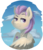 Size: 1024x1182 | Tagged: safe, artist:kyaokay, oc, oc only, pegasus, pony, bust, cloud, portrait, simple background, sky, solo, transparent background