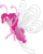 Size: 12072x15168 | Tagged: safe, artist:benybing, pinkie pie, breezie, g4, it ain't easy being breezies, my little pony: friendship is magic, :p, ^^, absurd resolution, breezie pie, breeziefied, cute, eyes closed, female, flying, hilarious in hindsight, simple background, smiling, solo, species swap, tongue out, transparent background, vector