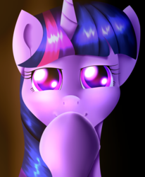 Size: 1156x1400 | Tagged: safe, artist:chrisgotjar, twilight sparkle, g4, bust, female, portrait, shhh, solo