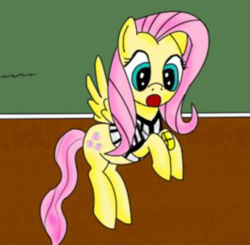 Size: 298x292 | Tagged: safe, artist:pheeph, fluttershy, g4, cropped, cute, dodgeball, referee, referee fluttershy, referee shirt, shocked, shyabetes, sports, whistle, whistle necklace