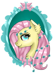 Size: 1024x1393 | Tagged: safe, artist:saturnstar14, fluttershy, pegasus, pony, g4, bust, chest fluff, ear fluff, female, mare, portrait, profile, shiny, simple background, solo, transparent background