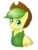 Size: 1752x2286 | Tagged: safe, artist:askbubblelee, oc, oc only, oc:james thunder, pegasus, pony, clothes, cowboy hat, cute, gift art, green hair, hat, looking at you, male, shirt, simple background, smiling, solo, stallion, stetson, transparent background