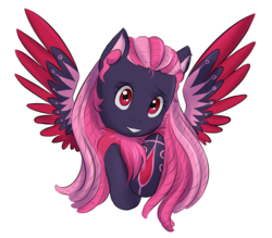 Size: 3150x2760 | Tagged: safe, artist:askbubblelee, oc, oc only, oc:annie horror, pegasus, pony, commission, dreadlocks, female, high res, looking at you, mare, simple background, smiling, solo, spread wings, transparent background, wings