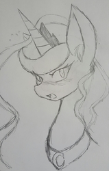 Size: 2660x4186 | Tagged: safe, artist:steelsoul, princess luna, g4, high res, sketch, traditional art