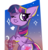 Size: 2560x2655 | Tagged: safe, artist:oreomonsterr, twilight sparkle, alicorn, pony, g4, female, high res, one eye closed, solo, twilight sparkle (alicorn), wink