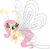 Size: 7431x7255 | Tagged: safe, artist:benybing, fluttershy, breezie, g4, it ain't easy being breezies, absurd resolution, breeziefied, cute, female, flutterbreez, hilarious in hindsight, simple background, solo, species swap, transparent background