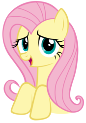 Size: 7000x10000 | Tagged: safe, artist:tardifice, fluttershy, g4, the saddle row review, absurd resolution, cute, female, looking at you, shyabetes, simple background, solo, transparent background, vector