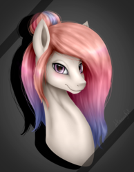 Size: 2800x3600 | Tagged: safe, artist:hanusart, oc, oc only, pony, bust, female, high res, mare, portrait, solo