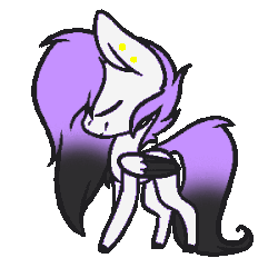 Size: 300x300 | Tagged: safe, artist:immagoddampony, oc, oc only, oc:lunar apex pentatonix, pegasus, pony, animated, chibi, dancing, female, gif, mare, simple background, solo, transparent background