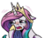 Size: 406x361 | Tagged: safe, artist:brenda hickey, edit, idw, princess celestia, alicorn, pony, g4, legends of magic #1, my little pony: legends of magic, spoiler:comic, background removed, crying, female, mare, simple background, solo, teary eyes, transparent background, younger