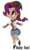 Size: 1024x1731 | Tagged: safe, artist:symphstudio, oc, oc only, oc:symphony diamond, human, belly button, brown eyes, clothes, female, hat, humanized, humanized oc, midriff, scarf, short shirt, simple background, solo, transparent background