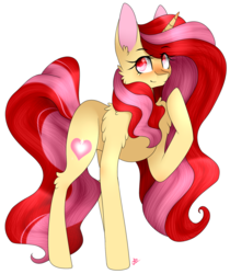 Size: 1368x1628 | Tagged: safe, artist:alithecat1989, oc, oc only, oc:pretty shine, pony, unicorn, colored pupils, female, mare, simple background, skunk stripe, solo, transparent background