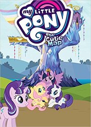 Size: 362x499 | Tagged: safe, fluttershy, rarity, starlight glimmer, twilight sparkle, alicorn, pony, g4, official, the cutie map, amazon.com, stock vector, twilight sparkle (alicorn), twilight's castle