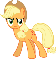 Size: 6000x6391 | Tagged: safe, artist:fox1047, applejack, earth pony, pony, g4, spike at your service, absurd resolution, female, simple background, solo, transparent background, vector